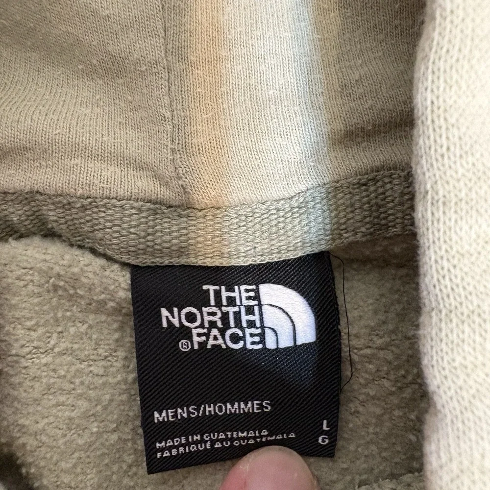 The North Face Hoodie Mens Size L Half Dome Pullover‎ Sweater Light Sage Green